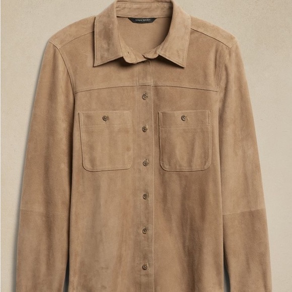 Banana Republic TYROL SUEDE SHIRT - Picture 4 of 5
